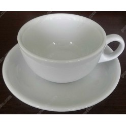 Ameryka Чашка для чаю біла d-97 мм, h-57 мм 200 мл (Lubiana)