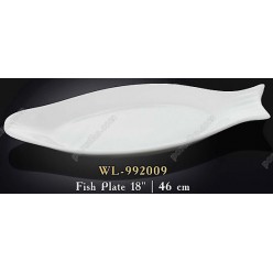 Wilmax Блюдо у формі риби біле 460 х225 мм, h-25 мм (Wilmax)