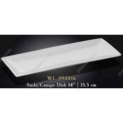 Wilmax Блюдо прямокутне біле 355 х140 мм (Wilmax)