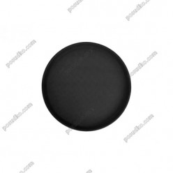 Таця Піднос з антиковзаючим покриттям круглий чорний d-280 мм (Winco)
