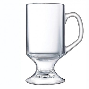 Irish glass Чашка на ніжці ручка на чаші Bock d-70 мм, h-140 мм 280 мл (Luminarc, France)