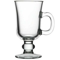 Irish glass Чашка на ніжці ручка на чаші 230 мл (Pasabahce)