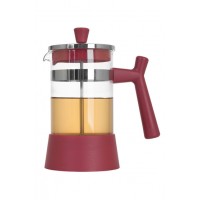 Oregano Френчпрес для кави, чаю червоний d-100 мм, h-190 мм 700/600 мл (Ringel)