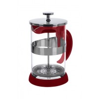 Carcade Френчпрес для кави, чаю червоний d-95 мм, h-190 мм 950/800 мл (Ringel)
