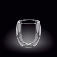 Wilmax thermo Склянка з подвійною стінкою низька d-95 мм, h-97 мм 300/280 мл (Wilmax)