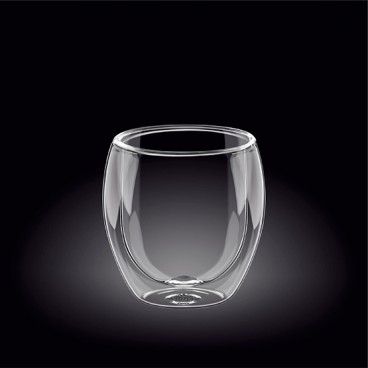 Wilmax thermo Склянка з подвійною стінкою низька d-95 мм, h-97 мм 300/280 мл (Wilmax)
