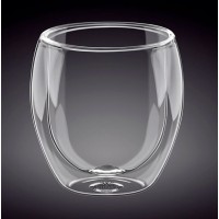 Wilmax thermo Склянка з подвійною стінкою низька d-75 мм, h-80 мм 150/130 мл (Wilmax)