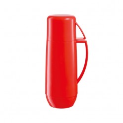 Family colori Термос для напоїв зі скляною колбою з ручкою червоний d-130 мм, h-280 мм 750 мл (Tescoma)