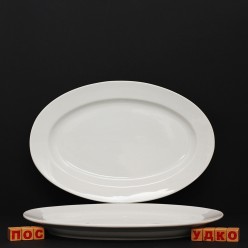 Alt porcelain Блюдо овальне біле 360 х240 мм (Alt porcelain)