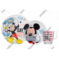 Disney party Mickey Набір посуду дитячого у картоні (Luminarc, AIME)