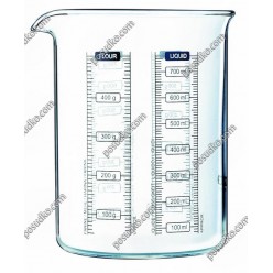 Kitchen lab Склянка мірна прозора d-120 мм, h-140 мм 750 мл (Pyrex, ARC international)