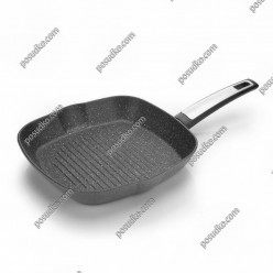 i - Premium Stone Сковорідка гриль квадратна з ручкою зі зливом 260 х260 мм, h-45 мм (Tescoma)